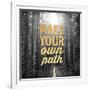 Make Your Own Path-OnRei-Framed Art Print