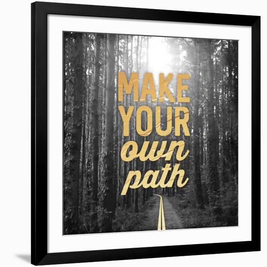 Make Your Own Path-OnRei-Framed Art Print