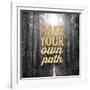 Make Your Own Path-OnRei-Framed Art Print