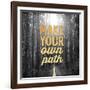 Make Your Own Path-OnRei-Framed Art Print