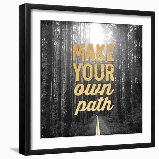 Make Your Own Path-OnRei-Framed Art Print