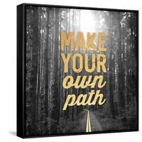 Make Your Own Path-OnRei-Framed Stretched Canvas