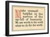 Make Yourself Helpful-null-Framed Art Print