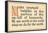 Make Yourself Helpful-null-Framed Stretched Canvas