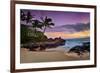 Makena Beach State Park with View towards Molokini Island, Island of Maui, Hawaii, USA-null-Framed Premium Giclee Print