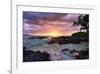 Makena Beach State Park with View towards Molokini Island, Island of Maui, Hawaii, USA-null-Framed Art Print