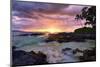 Makena Beach State Park with View towards Molokini Island, Island of Maui, Hawaii, USA-null-Mounted Art Print