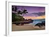 Makena Beach State Park with View towards Molokini Island, Island of Maui, Hawaii, USA-null-Framed Art Print