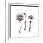 Makeup Line Sketch II-Gina Ritter-Framed Art Print