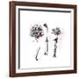 Makeup Line Sketch II-Gina Ritter-Framed Art Print