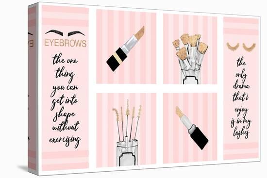 Makeup Quotes I-Gina Ritter-Stretched Canvas