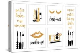 Makeup Quotes II-Gina Ritter-Stretched Canvas