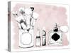 Makeup Set on Blush-Gina Ritter-Stretched Canvas