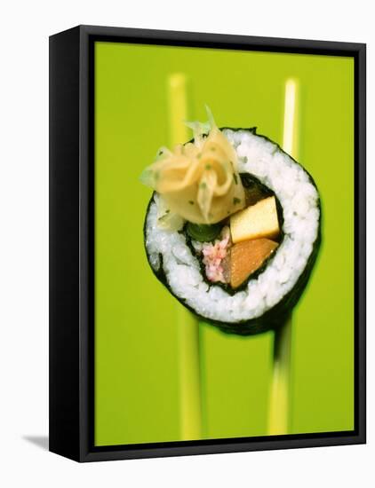 Maki-Sushi with Crabmeat, Scrambled Egg and Tuna-Hartmut Kiefer-Framed Stretched Canvas