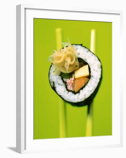 Maki-Sushi with Crabmeat, Scrambled Egg and Tuna-Hartmut Kiefer-Framed Photographic Print