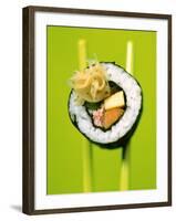 Maki-Sushi with Crabmeat, Scrambled Egg and Tuna-Hartmut Kiefer-Framed Photographic Print