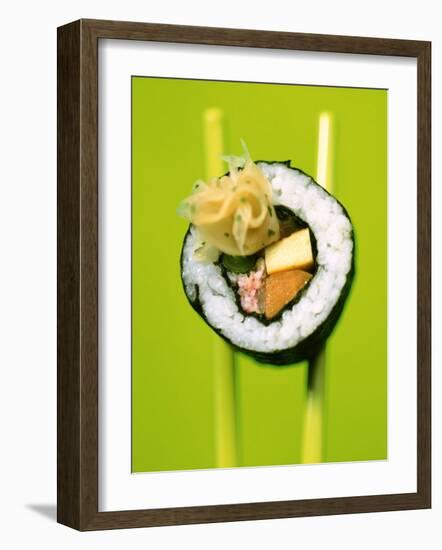 Maki-Sushi with Crabmeat, Scrambled Egg and Tuna-Hartmut Kiefer-Framed Photographic Print