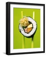 Maki-Sushi with Crabmeat, Scrambled Egg and Tuna-Hartmut Kiefer-Framed Photographic Print