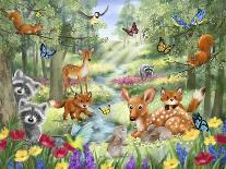 Summer Woodland Animals-MAKIKO-Giclee Print