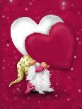 Valentine Gnome with Heart-MAKIKO-Giclee Print