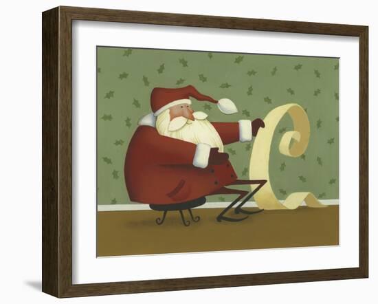 Makin' a list-Margaret Wilson-Framed Giclee Print