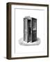 Making a Call from a Telephone Call Box, 1888-null-Framed Giclee Print