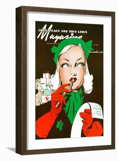 Making a List and Checking it Twice-null-Framed Giclee Print