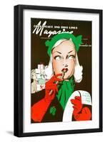 Making a List and Checking it Twice-null-Framed Premium Giclee Print