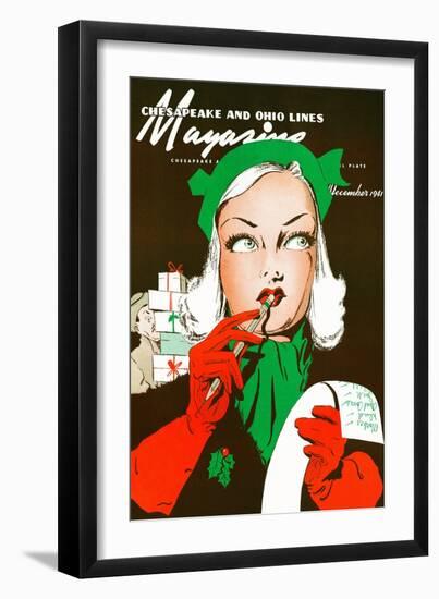 Making a List and Checking it Twice-null-Framed Premium Giclee Print