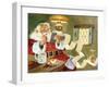 Making a List... Checking it Twice!!-Hal Frenck-Framed Giclee Print