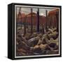 Making a New World, British Artists at the Front, Continuation of the Western Front, c.1918-Paul Nash-Framed Stretched Canvas