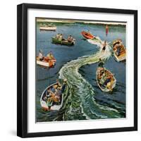 "Making a Wake", July 26, 1958-Ben Kimberly Prins-Framed Giclee Print