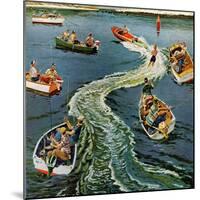 "Making a Wake", July 26, 1958-Ben Kimberly Prins-Mounted Premium Giclee Print