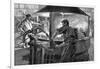 Making Bicycle Handlebars, France, 1896-null-Framed Giclee Print