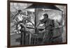 Making Bicycle Handlebars, France, 1896-null-Framed Giclee Print