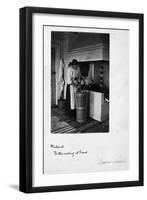 Making Butter at Home-null-Framed Giclee Print