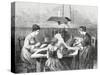 Making Cigars, 1874, Italy, 19th Century-null-Stretched Canvas