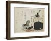 Making Court Headgears-Ryuryukyo Shinsai-Framed Giclee Print