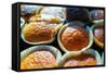 Making Cupcake with Shallow Depth of Field-zurijeta-Framed Stretched Canvas