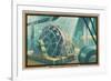 Making Electrical Machinery in the United Kingdom-Austin Cooper-Framed Giclee Print