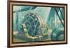 Making Electrical Machinery in the United Kingdom-Austin Cooper-Framed Giclee Print