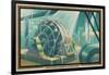 Making Electrical Machinery in the United Kingdom-Austin Cooper-Framed Giclee Print