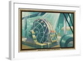 Making Electrical Machinery in the United Kingdom-Austin Cooper-Framed Giclee Print