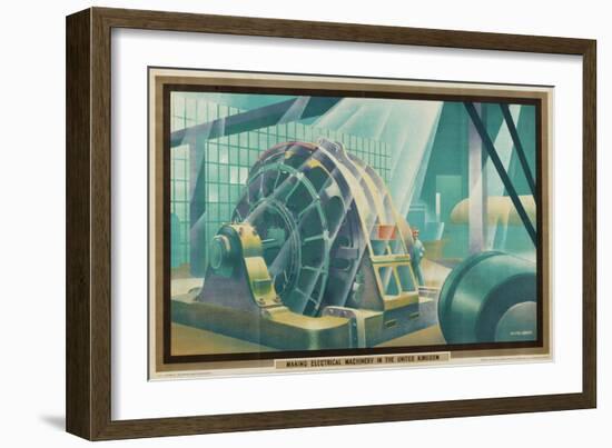 Making Electrical Machinery in the United Kingdom-Austin Cooper-Framed Giclee Print