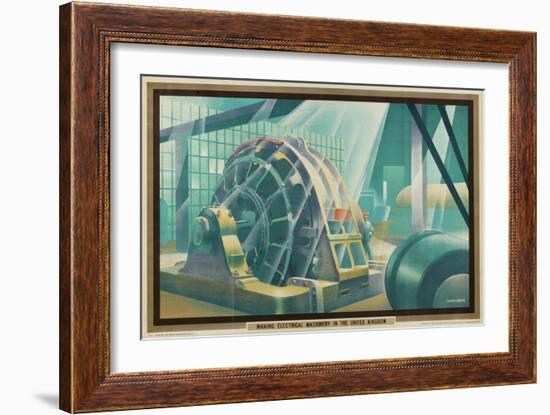 Making Electrical Machinery in the United Kingdom-Austin Cooper-Framed Giclee Print