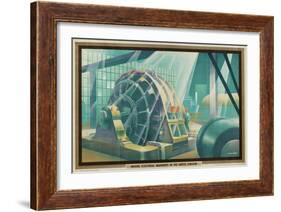 Making Electrical Machinery in the United Kingdom-Austin Cooper-Framed Giclee Print