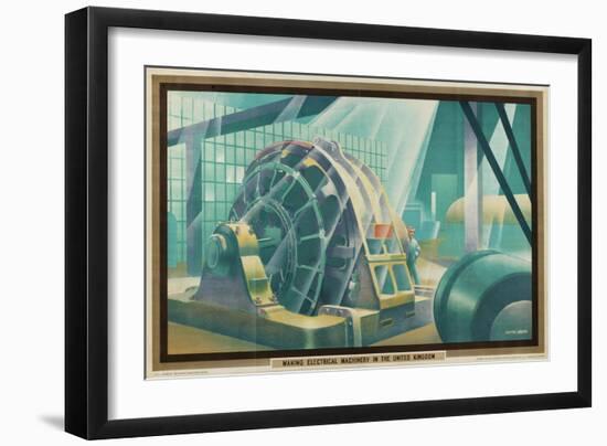 Making Electrical Machinery in the United Kingdom-Austin Cooper-Framed Giclee Print