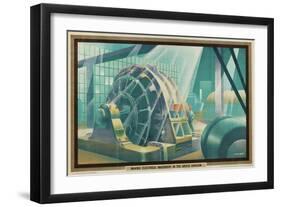 Making Electrical Machinery in the United Kingdom-Austin Cooper-Framed Giclee Print