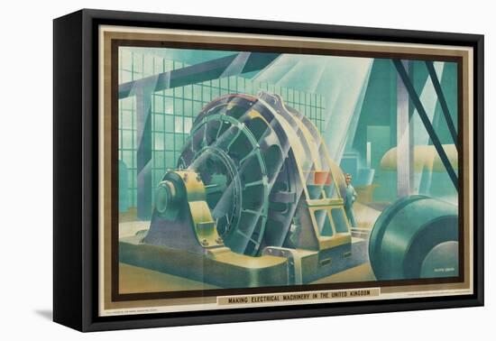 Making Electrical Machinery in the United Kingdom-Austin Cooper-Framed Stretched Canvas