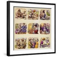 Making Fire across the Centuries-Pat Nicolle-Framed Giclee Print